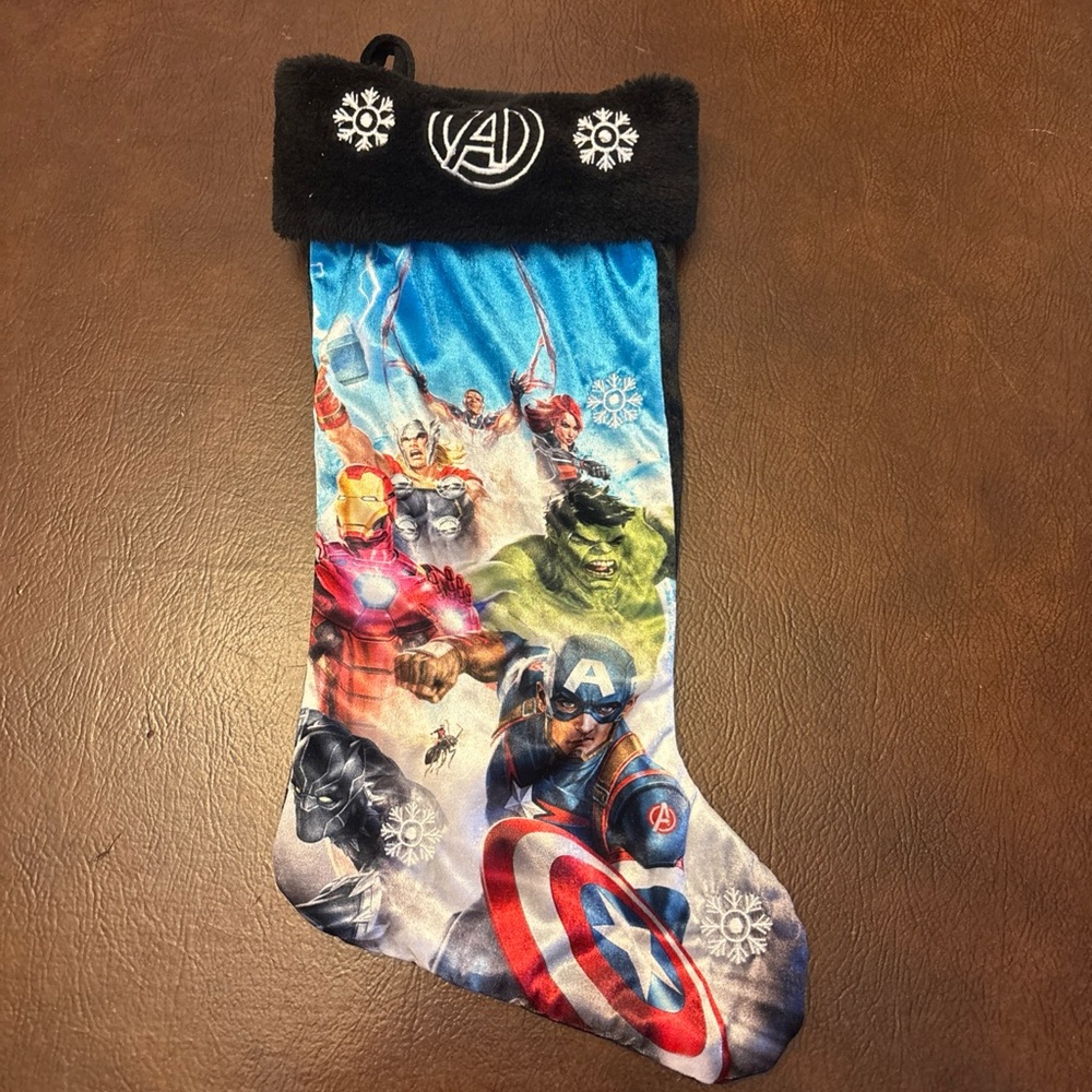 Marvel Superheroes Blue Stocking